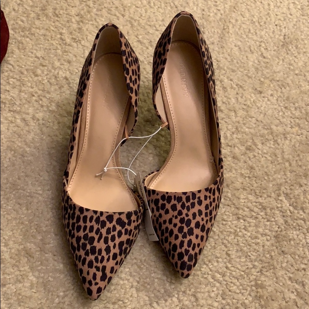 Leopard print heels